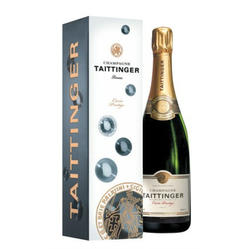 Champagne Taittinger, cuvée prestige, Bouteille de 75 cl 1 Champagne Taittinger, cuvée prestige, Bouteille de 75 cl