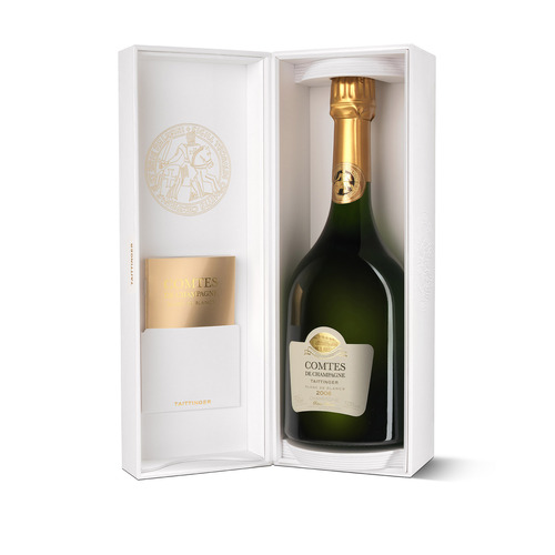 Coffret Comtes Blanc de Blancs ouvert
