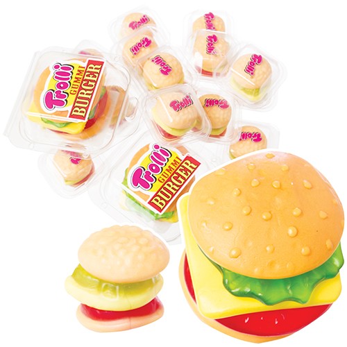 BURGER MEGA et MINI , sachet de 15 +2, TROLLI