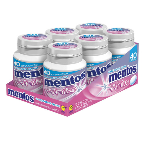 Mentos Gum BUBBLE, boite de 6