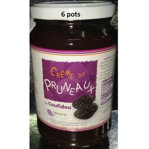 Crème de pruneau, pot de 450gr, colis de 6