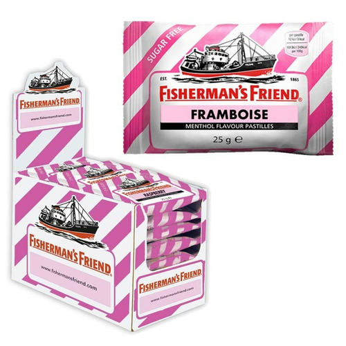 FISHERMAN framboise 25gr, BOITE DE 24