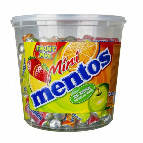 MENTOS MINI aux fruits, boite de 120