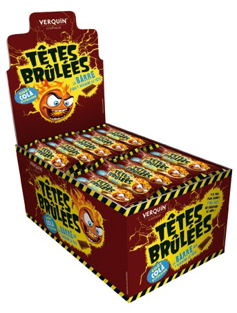 Têtes brûlées, STICK au cola, boite de 150