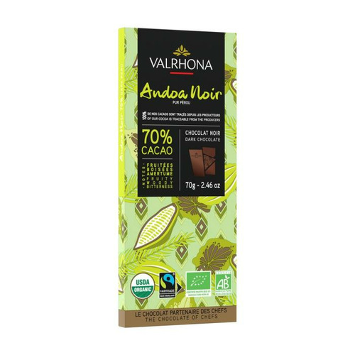 tablette andoa 70g valrhona