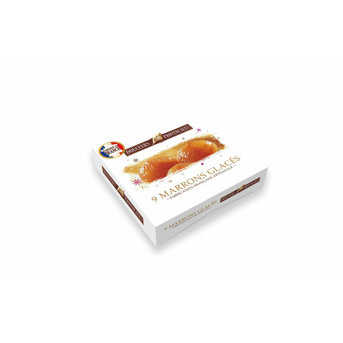 Marrons glaces entiers, boite de 9, Coffret collection