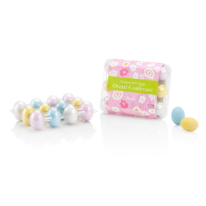 Boîte d'œufs dragéifiés en chocolat fourrés au gianduja crémeux 120g Venchi