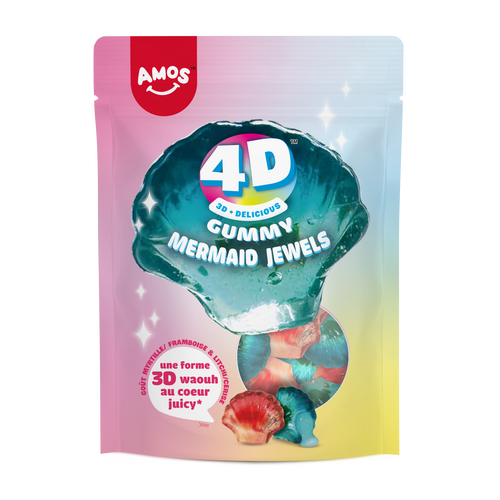 Amos Gummy Mermaid Jewels 4D 120gr