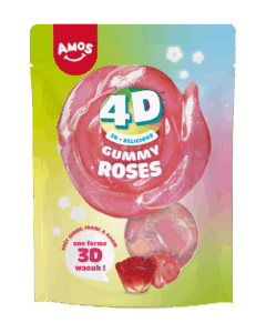 AMOS Gummy Roses 4D 120GR