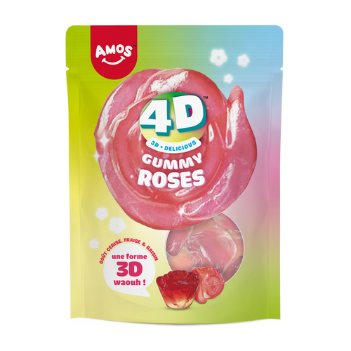 AMOS Gummy Roses 4D 120GR