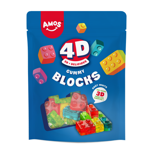 AMOS KIDS BLOCKS LEGO 4D 140GR