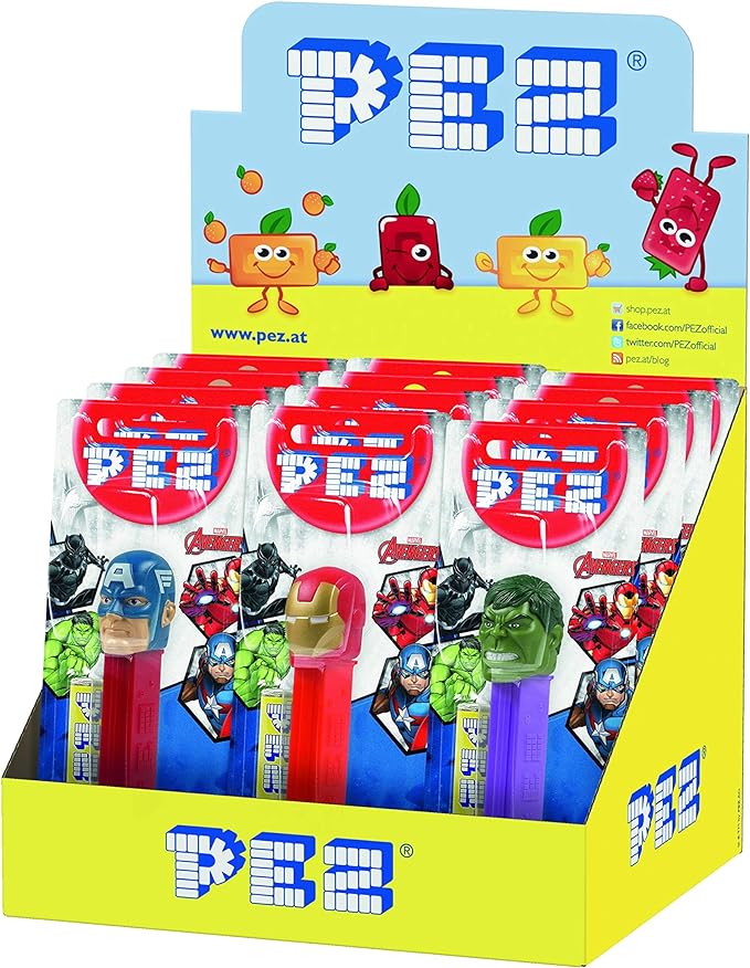 Display de 12 Pez édition Marvel