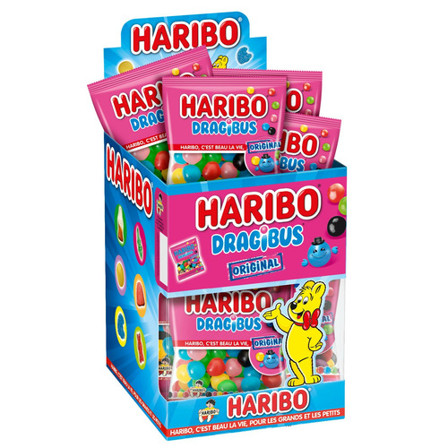 Dragibus HARIBO, 30 mini sachets