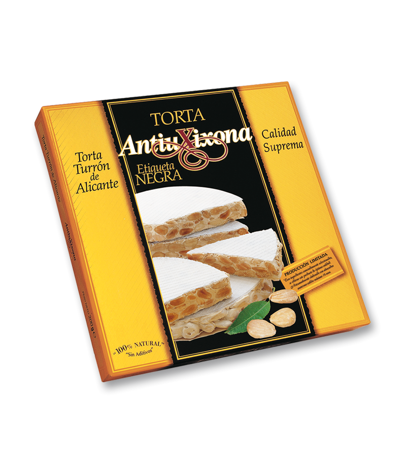 Étui de Tortas Impériales Noire 200gr Antiu Xixona