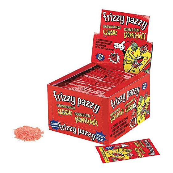 Boite de 50 Frizzy Pazzy Fraise