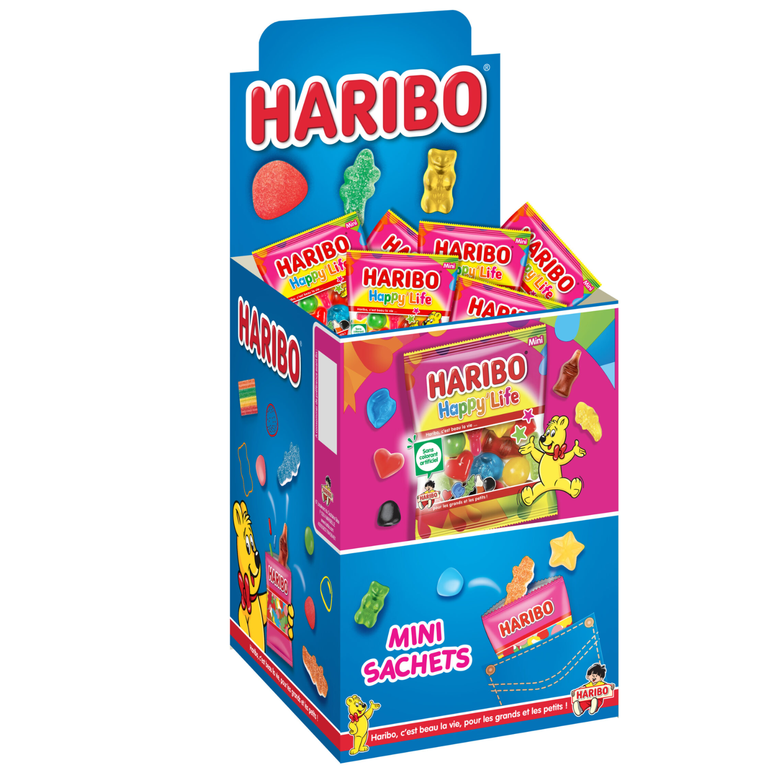 Boite 30 sachets Happy Life 40gr Haribo