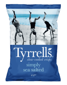 Chips légérement salée au sel de mer, 40G, Tyrrells