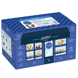 Gavottes crêpes dentelle au chocolat au lait, un délice croustillant