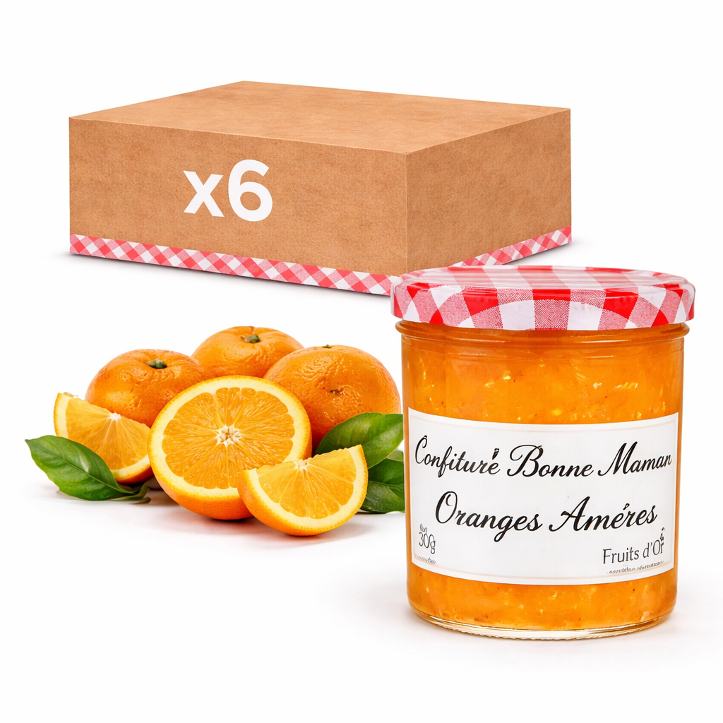 Confiture Bonne Maman Orange Amère 370g – Pot en verre traditionnel