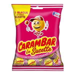 Carambars sucettes caramel 84gr