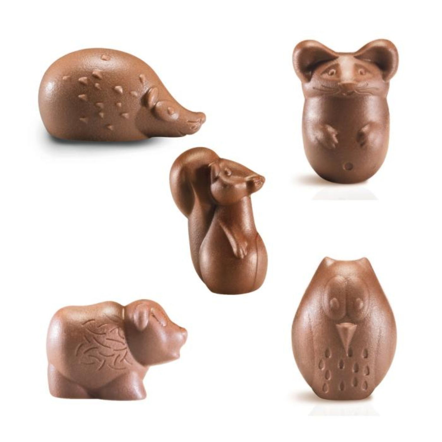 Animaux de la Forêt Chocolat au Lait Praliné Amandes Noisettes 1kg Valrhona