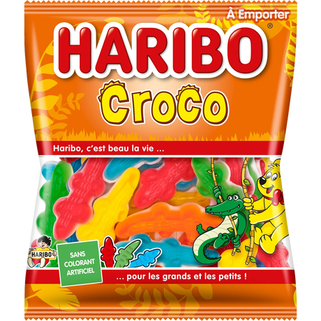 Carton de 30 sachets Croco 120gr Haribo