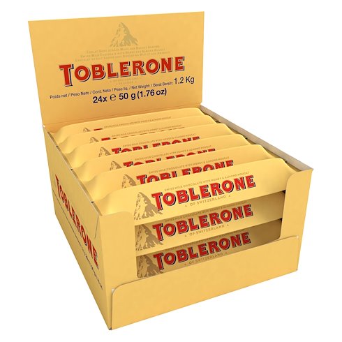 Boite de 24 barres de 50gr Toblerone