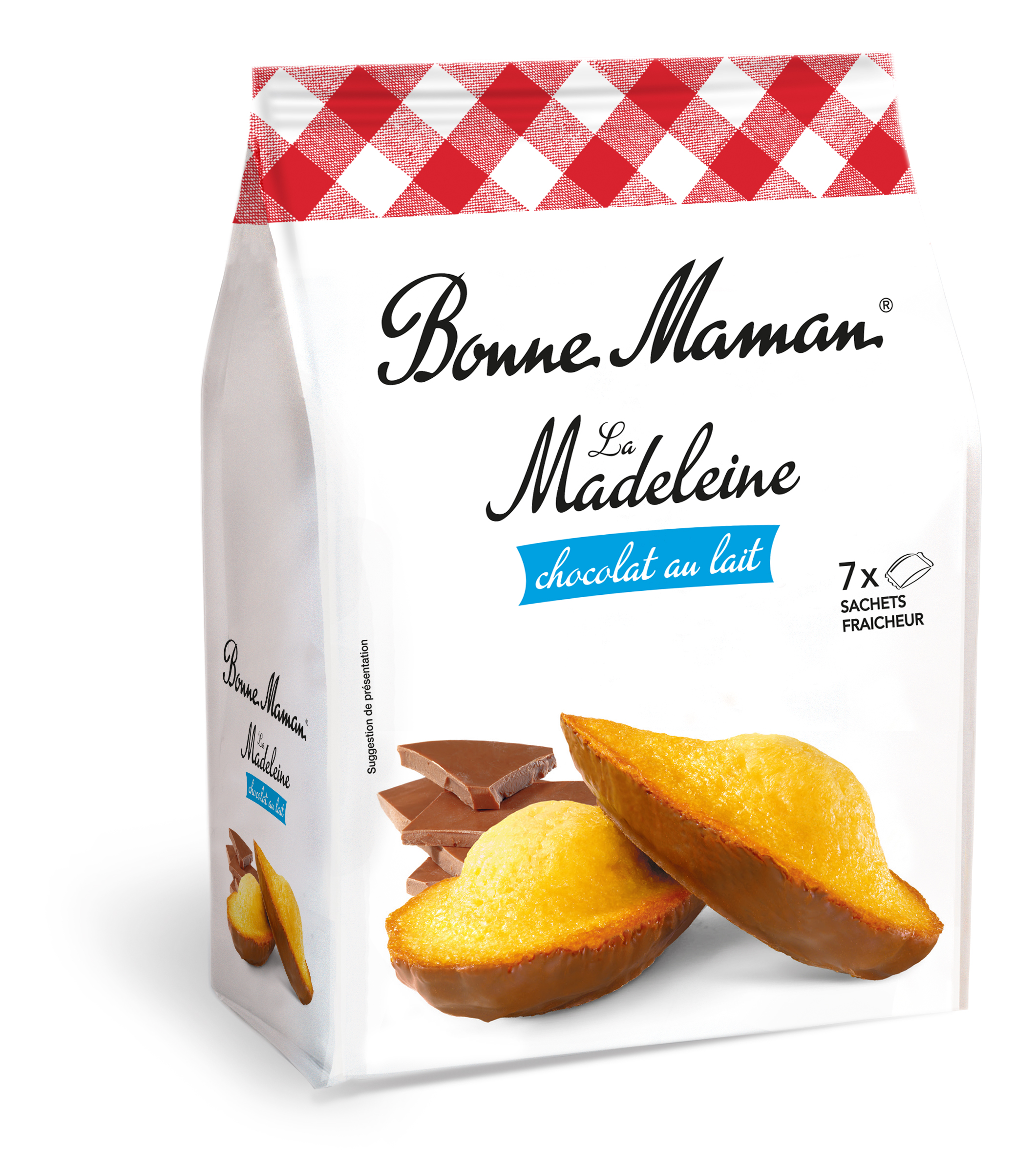 Madeleines Nappées Chocolat au Lait 210g Bonne Maman
