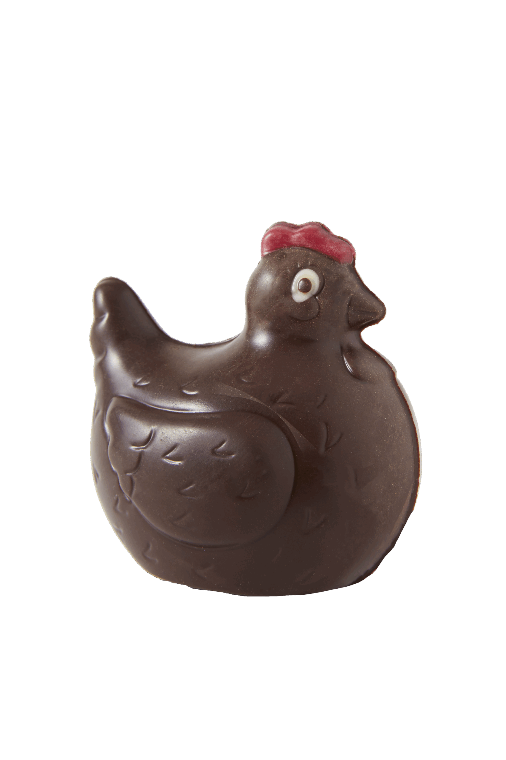 poule en chocolat noir pour Pâques