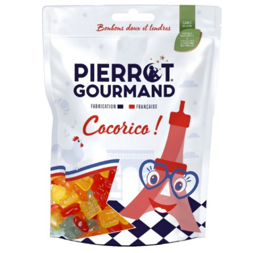 Sachet doypack Cocorico 100gr Pierrot Gourmand
