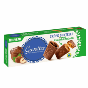 Etui Crêpe Dentelle18pcs chocolat au lait noisette 90gr Gavottes