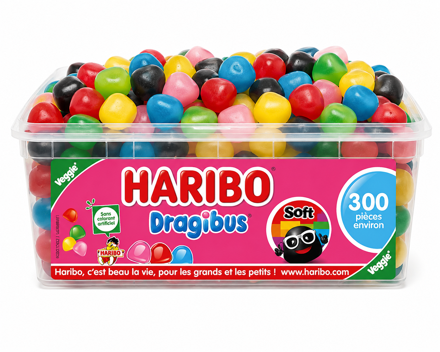 DRAGIBUS SOFT, BAC DE 300 PIECES HARIBO