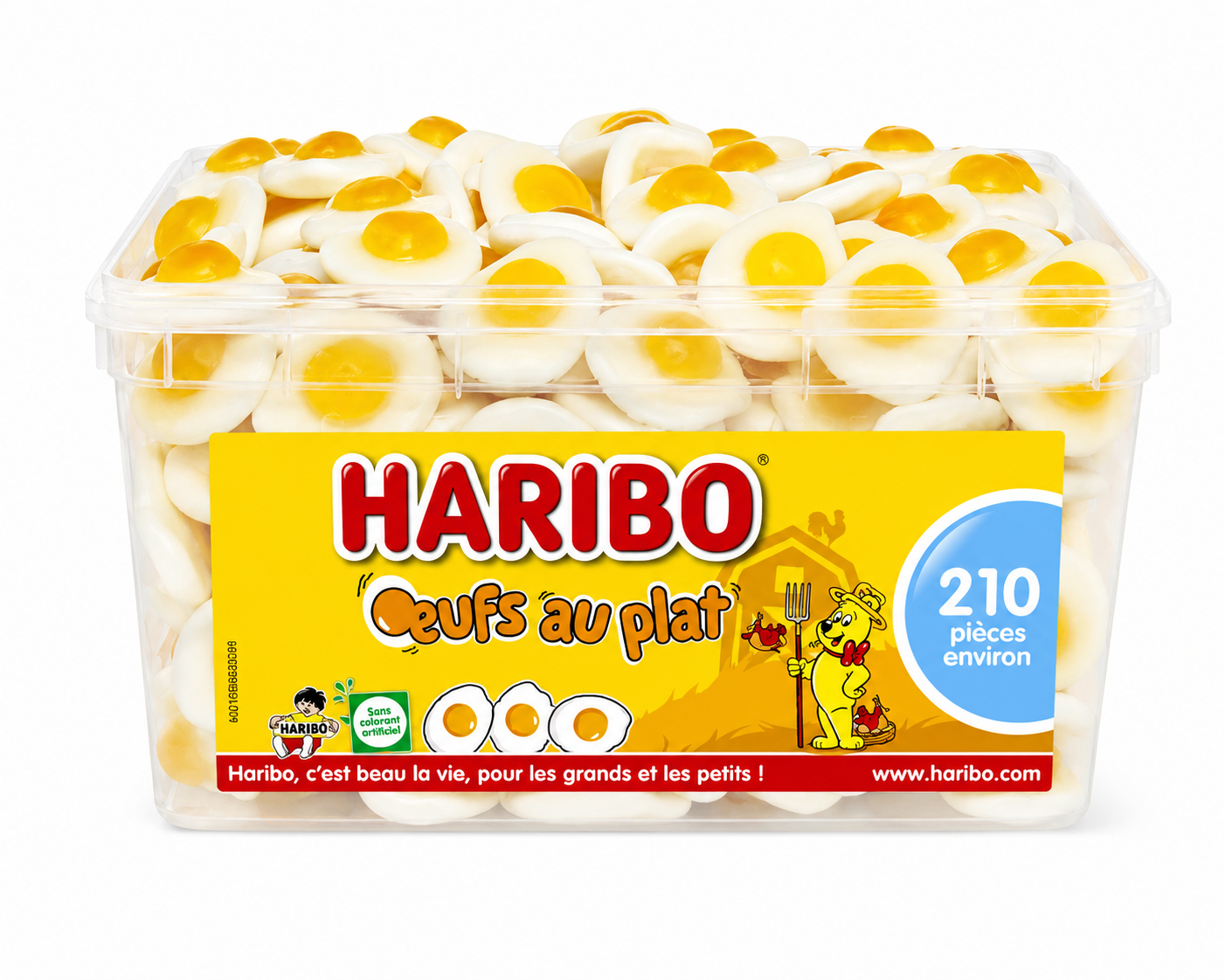 OEUFS AU PLAT, BAC 210 P HARIBO
