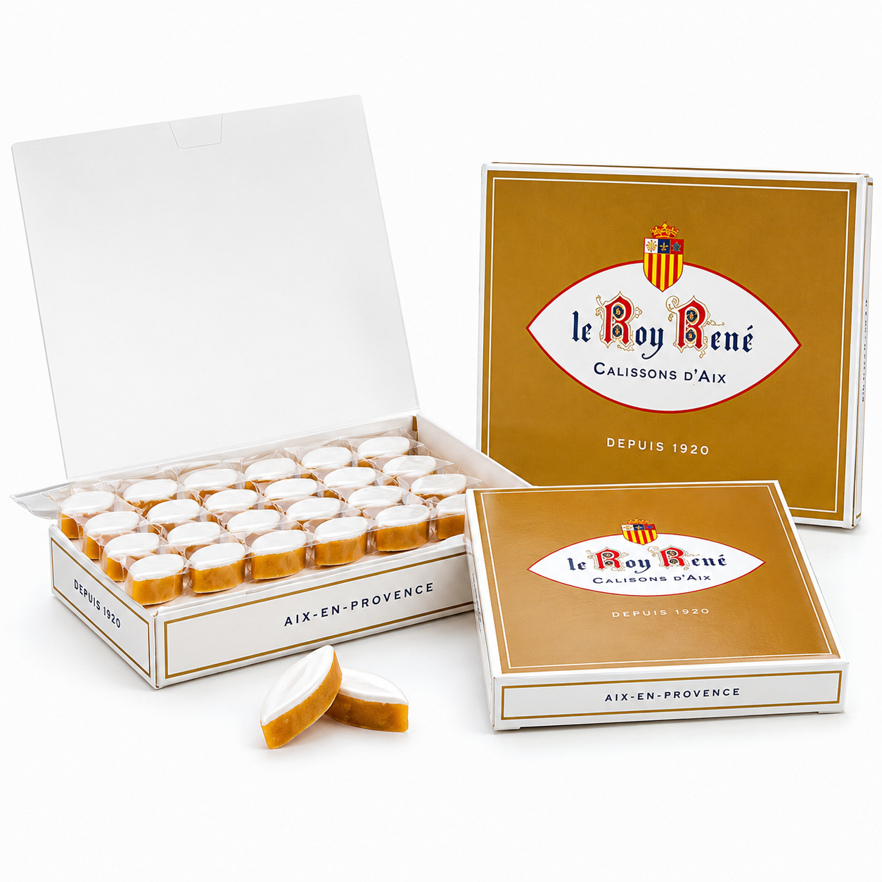Boite de 36 calissons d'Aix 475gr Roy René