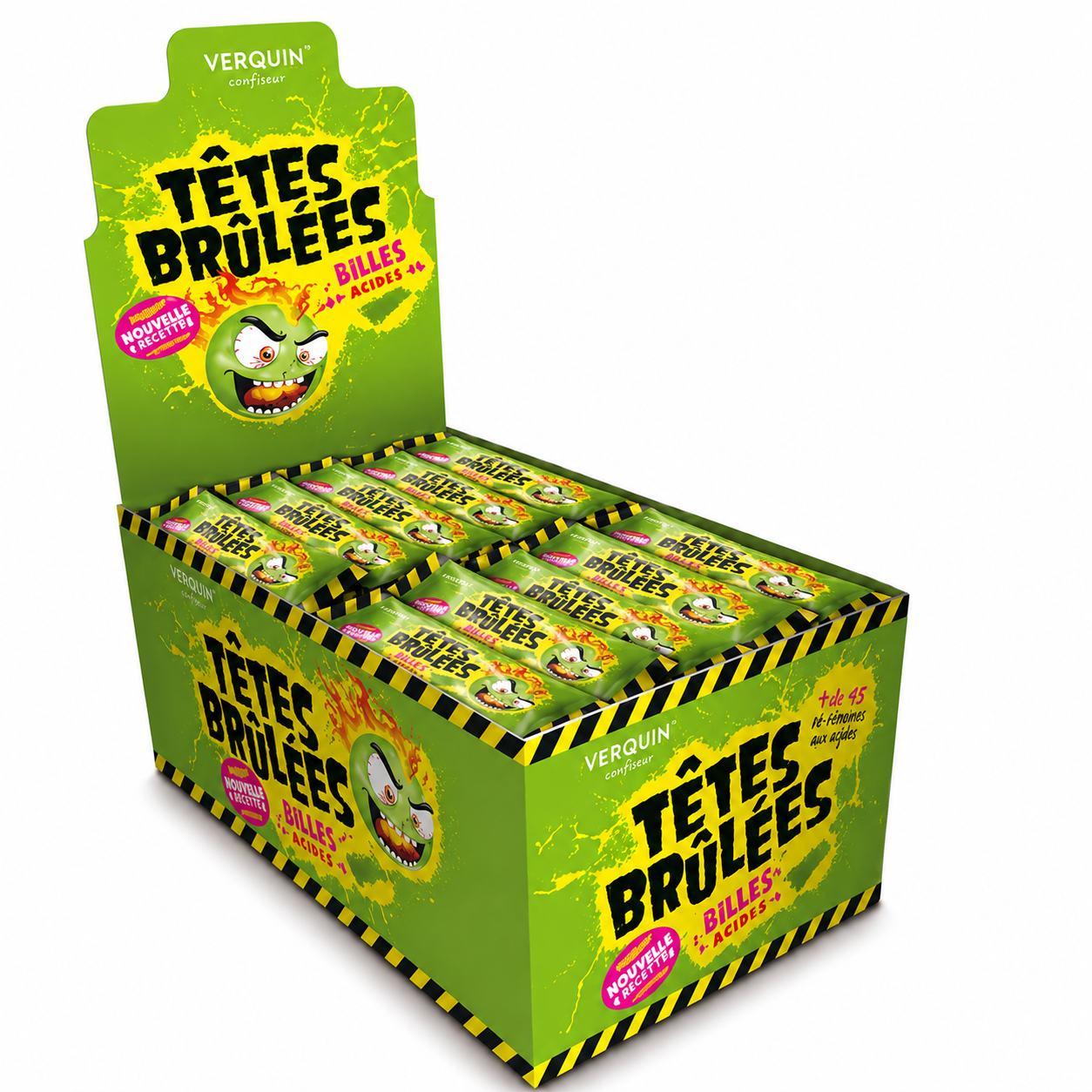 Display de 150 stick Têtes Brulées goût pomme