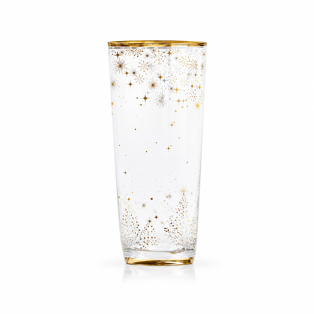 SAC GM 140 X 305 MM FOND CARTON// noel scintillant  //BTE DE 100,