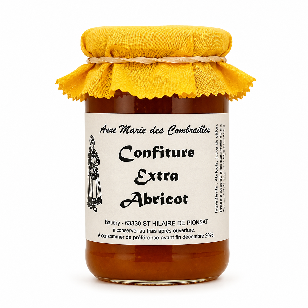 CONFITURE ABRICOTS 370G