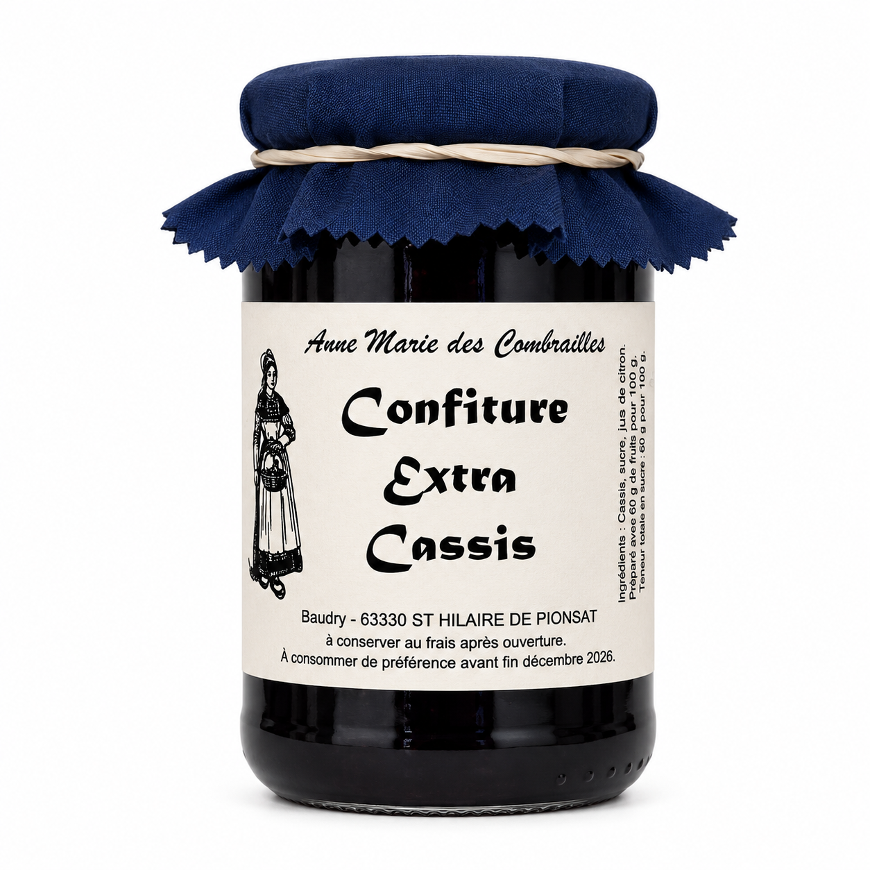 CONFITURE CASSIS EXTRA 370gr