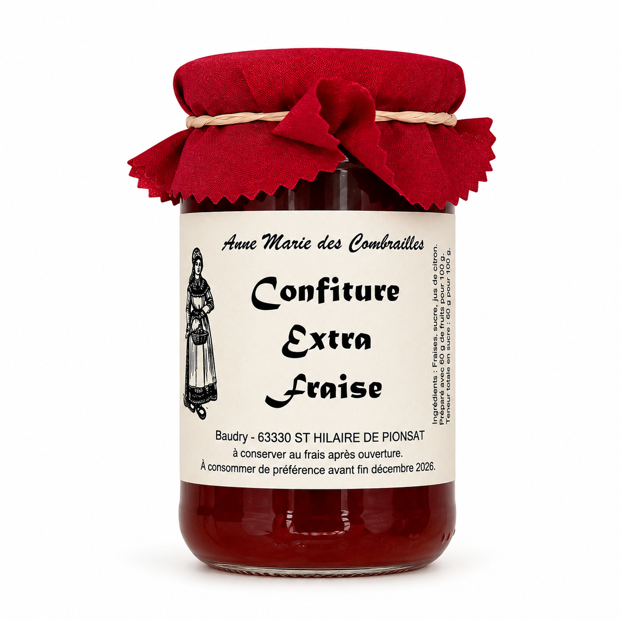 CONFITURE FRAISES 370gr