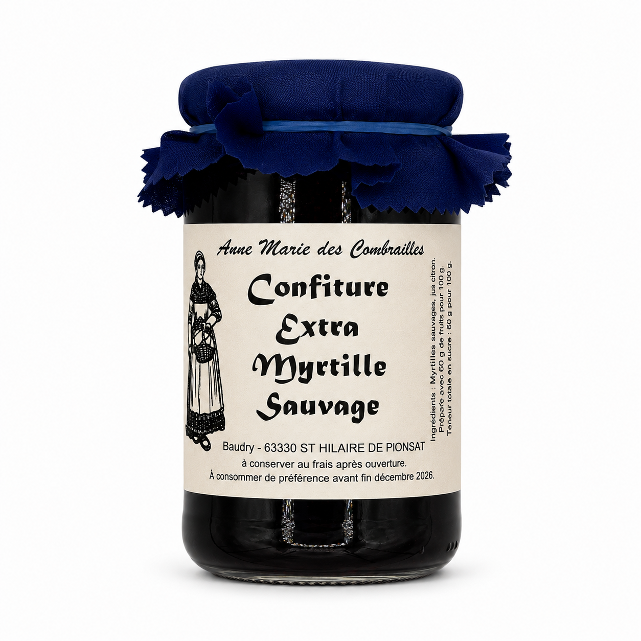 CONFITURE MYRTILLE SAUV.EXTRA 370gr