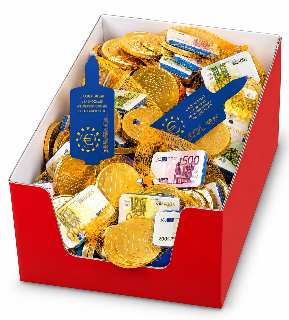 Filets pièces et billet au chocolat 100g