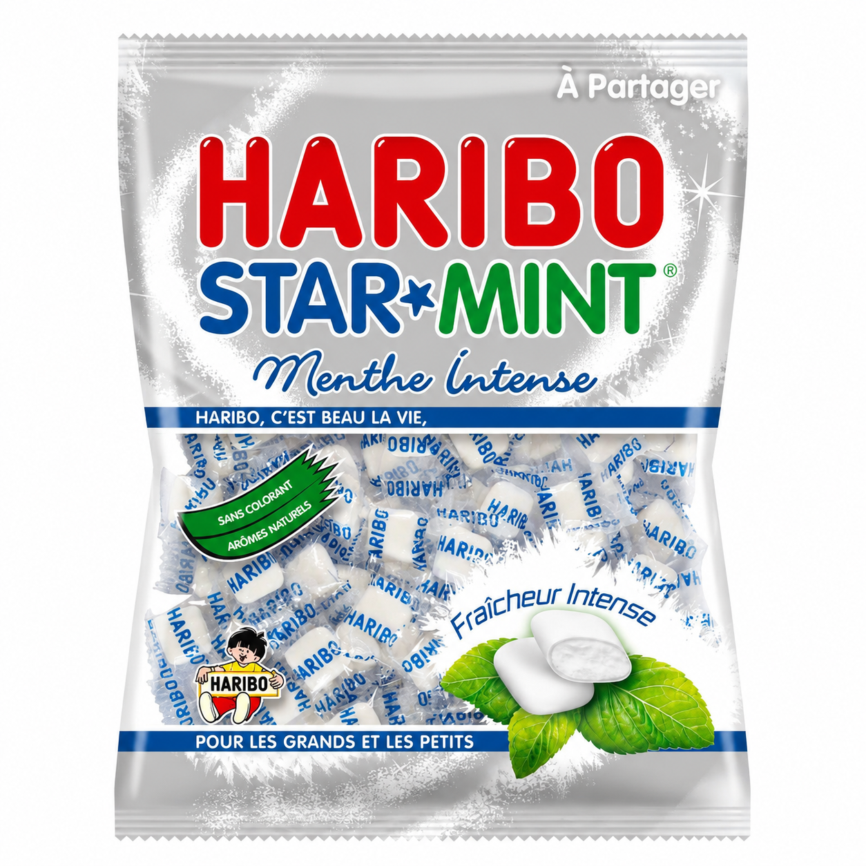 Carton de 30 sachets Starmint 100gr Haribo