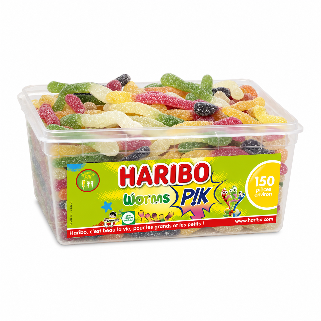 Bac de 150 pièces Worms Pik Haribo