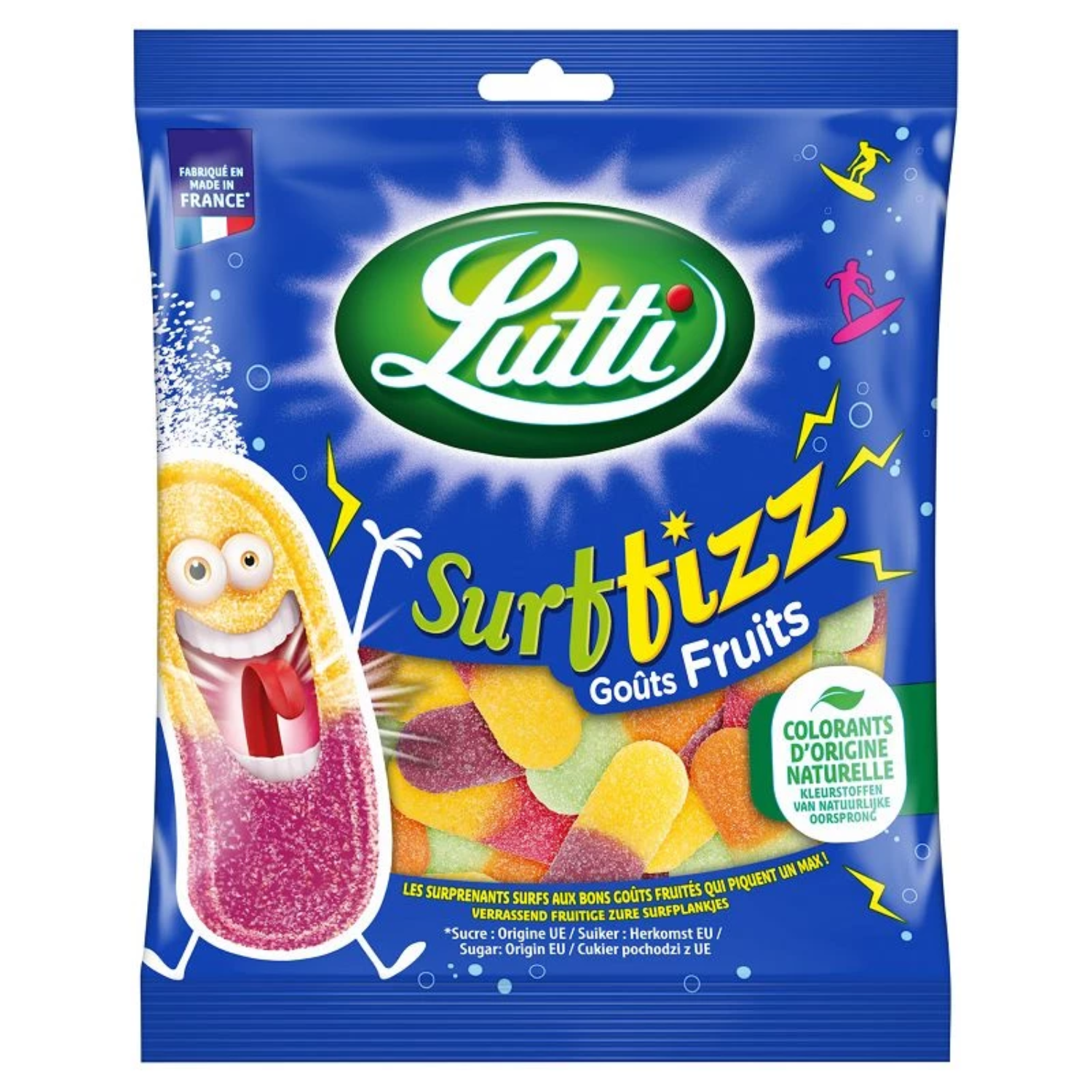 Cartons de sachets Surffizz 100g Lutti