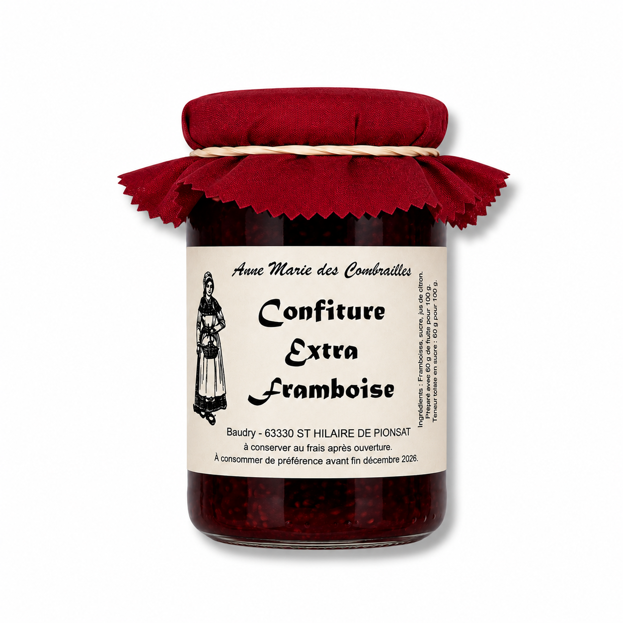 CONFITURE FRAMBOISE 370gr