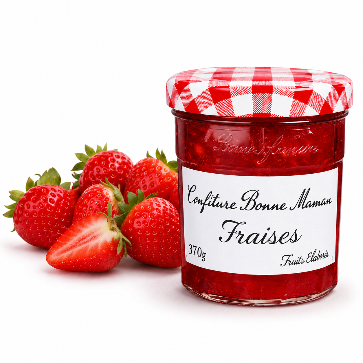 Confiture Bonne Maman Fraise 370g – Pot en verre