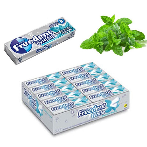 Freedent White menthe douce, boite de 30