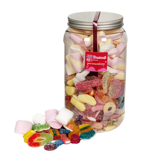 Assortiment de confiserie en tubo 900 g Allobonbons Gourmandise