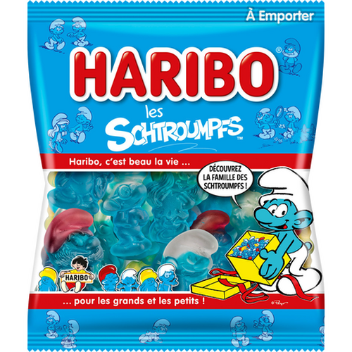 Schtroumpfs Haribo – 4 sachets de 120 g