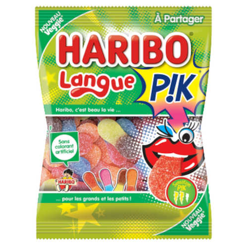 Langues acides Haribo 4 x 100 g